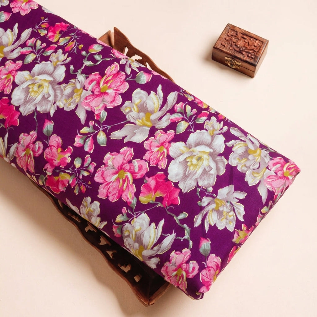 Floral Rayon Fabric