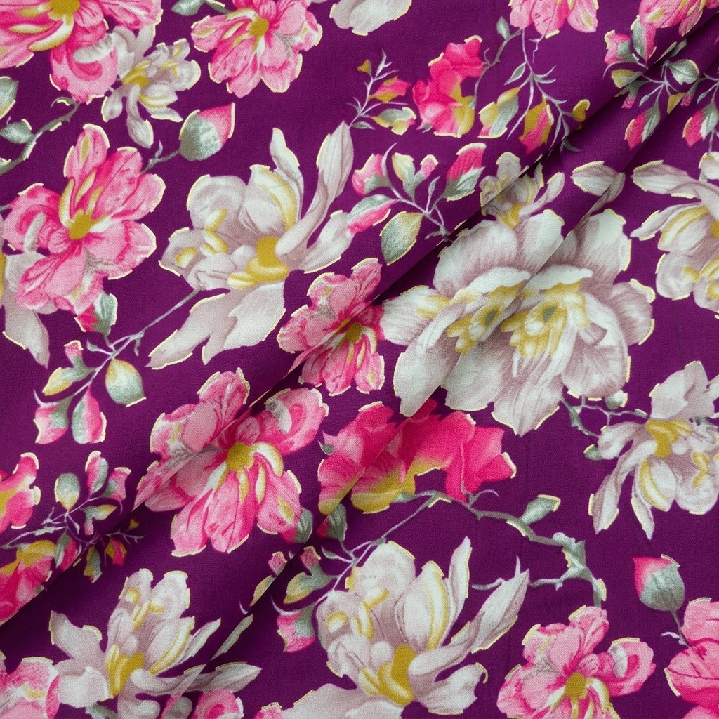 Floral Rayon Fabric