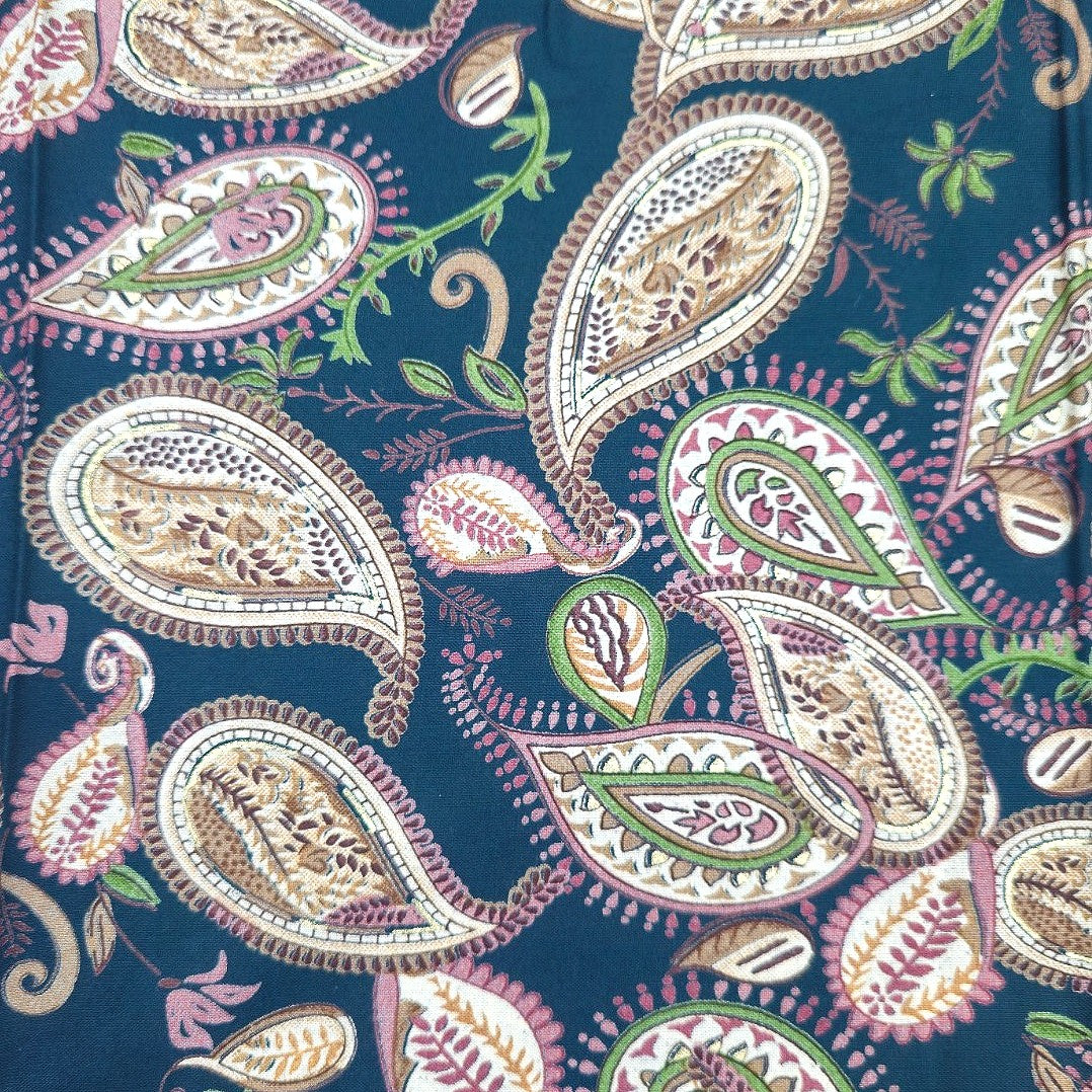 Paisley Rayon Fabric