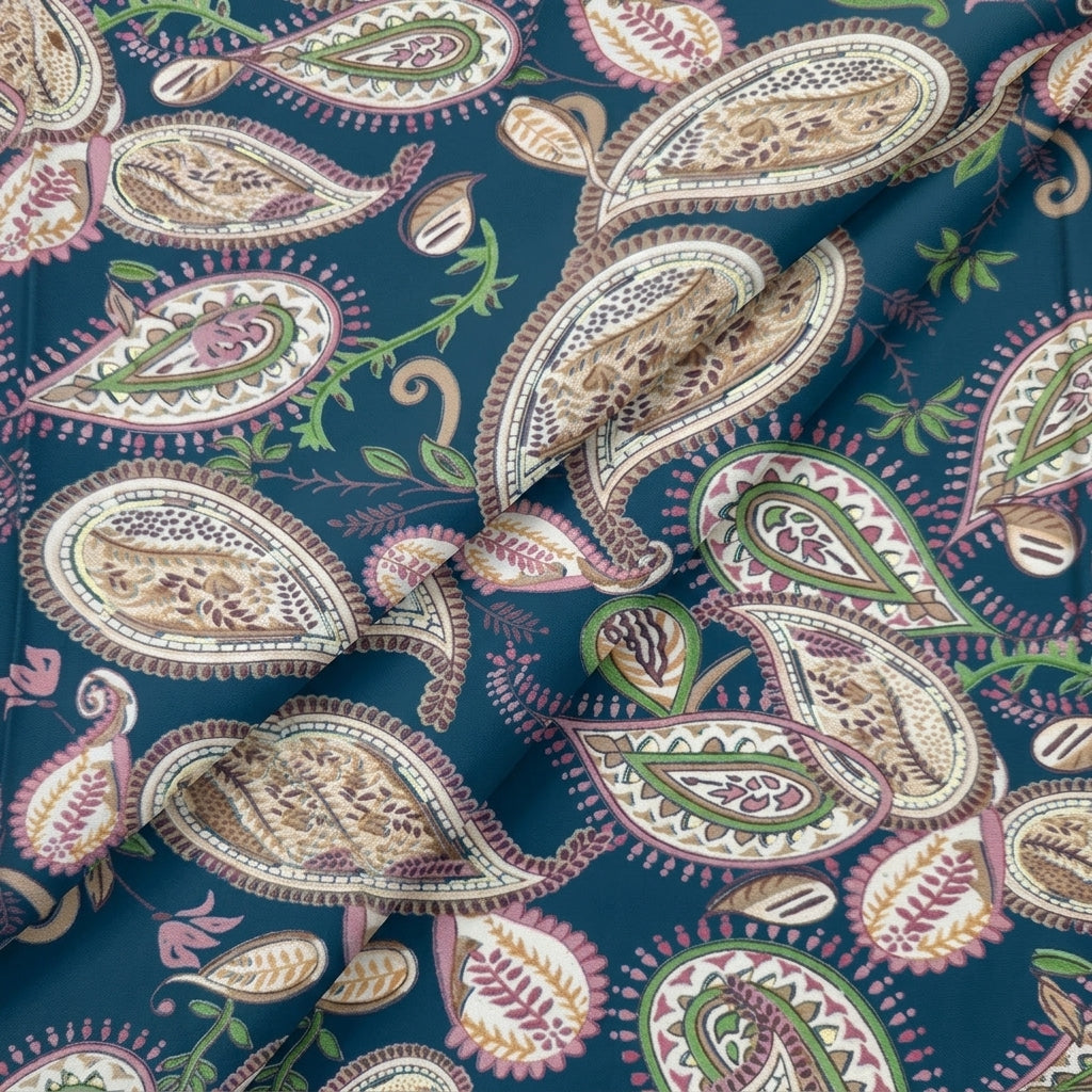 Paisley Rayon Fabric