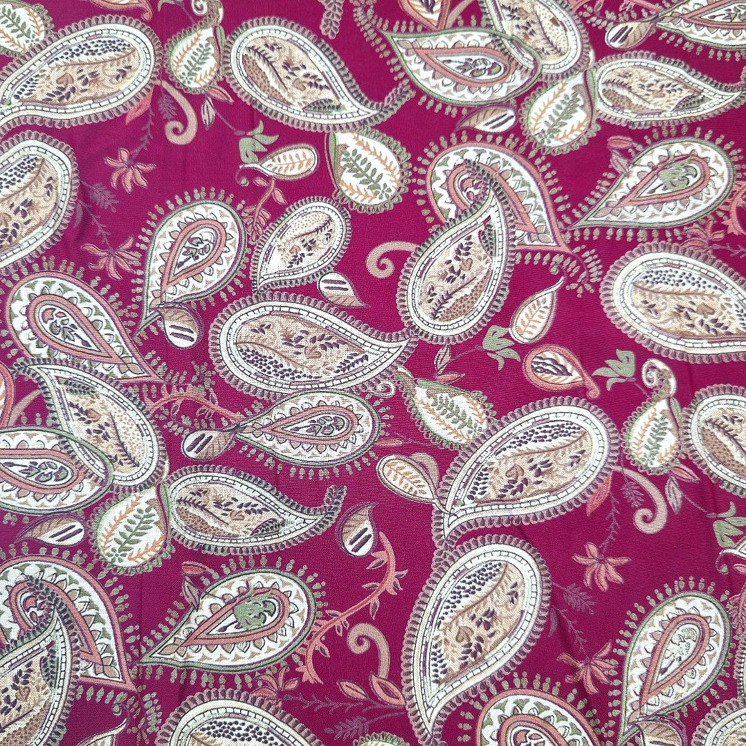 Paisley Rayon Fabric