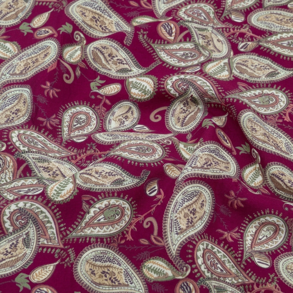 Paisley Rayon Fabric