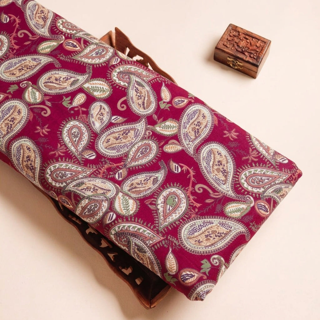 Paisley Rayon Fabric