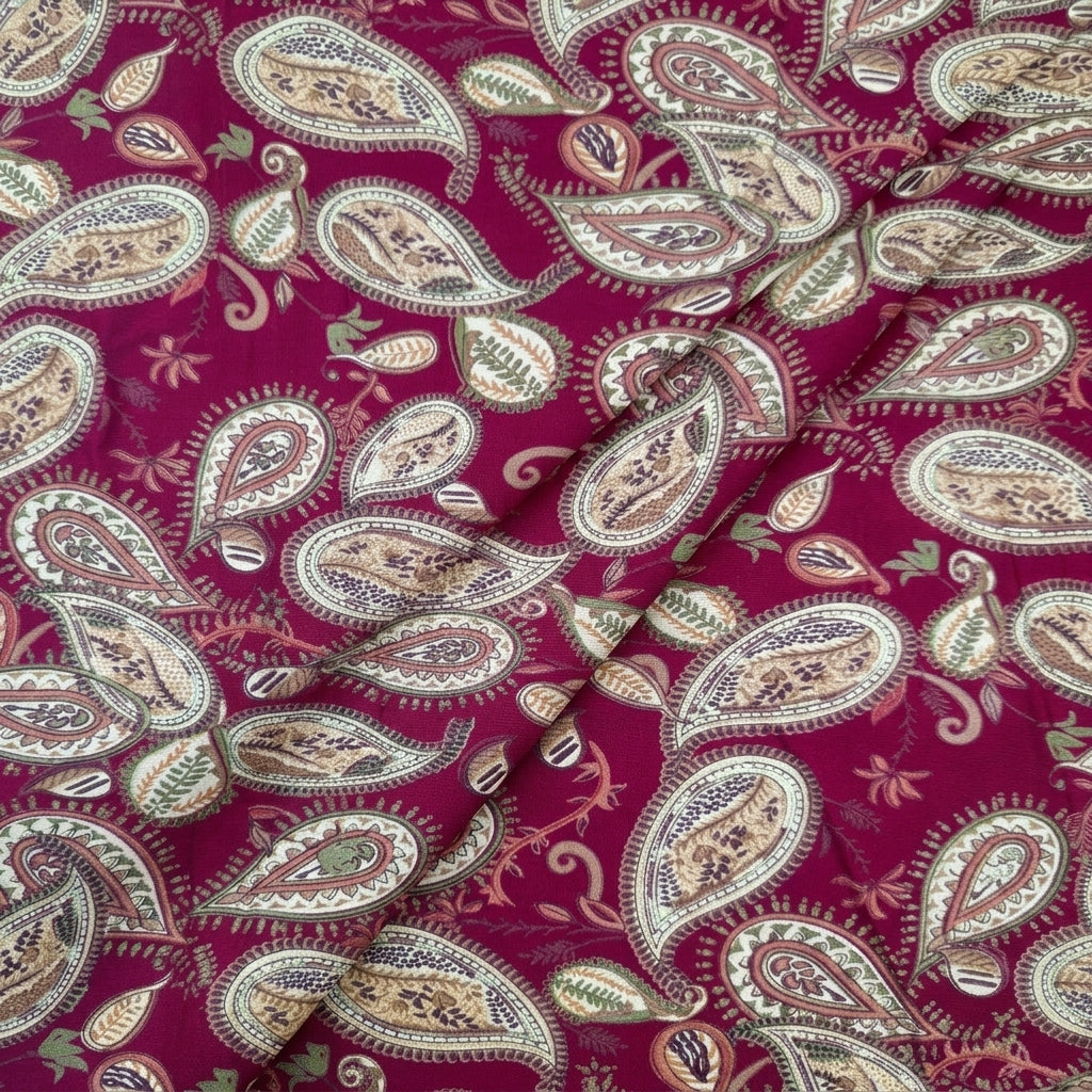 Paisley Rayon Fabric
