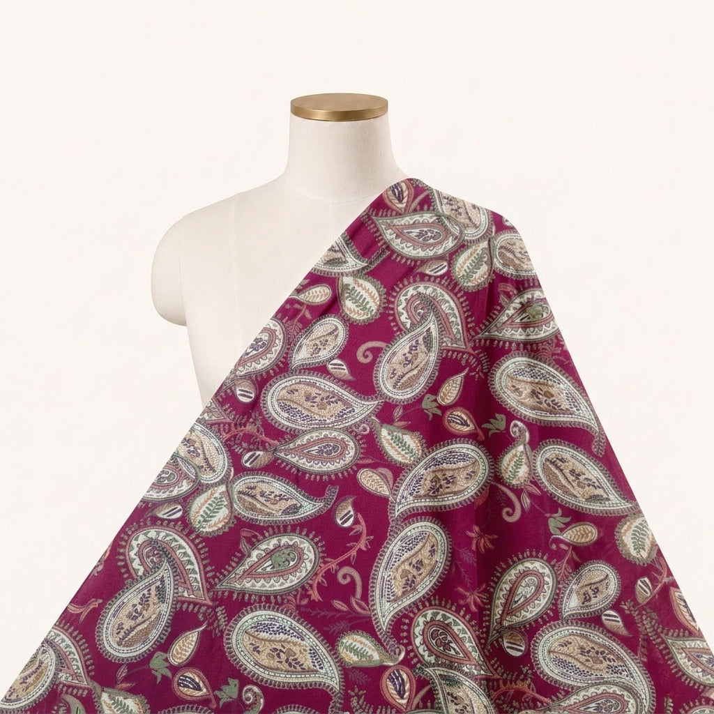 Paisley Rayon Fabric
