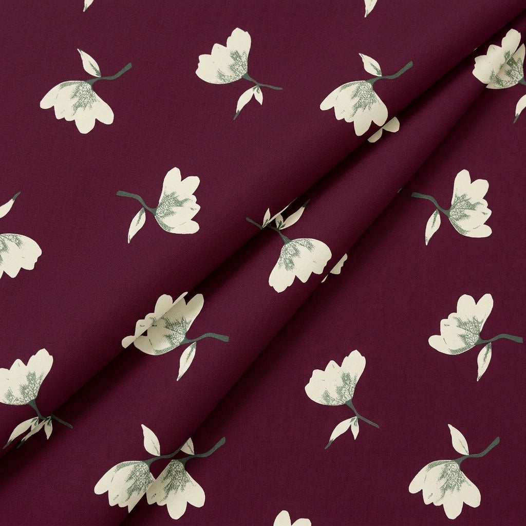 Floral Rayon Fabric