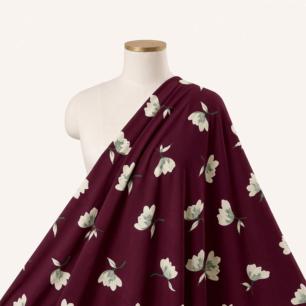 Floral Rayon Fabric