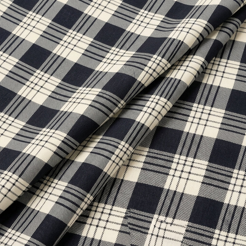 Checked Cotton Fabric - EC16793 - Folds