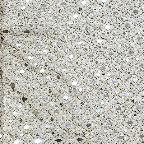 Embroidery Georgette Fabric - EC16832 - Flat fabric