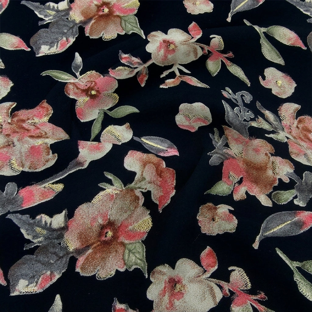 Floral Rayon Fabric