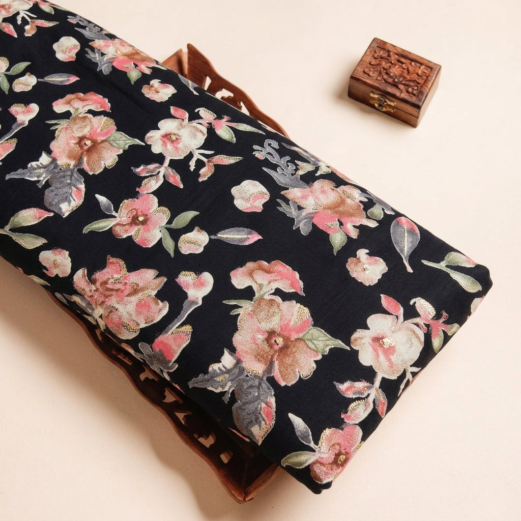 Floral Rayon Fabric