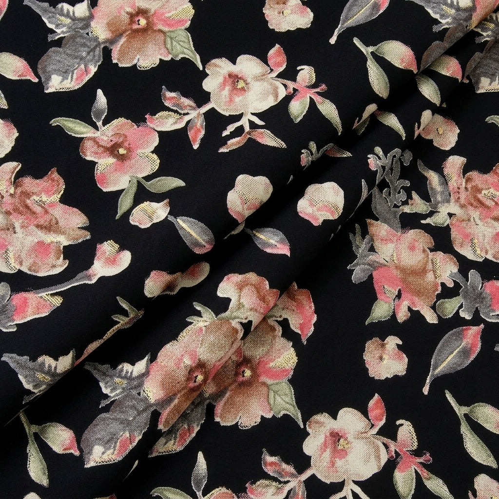 Floral Rayon Fabric