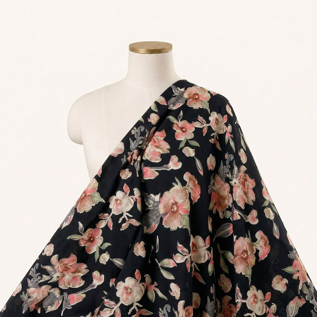 Floral Rayon Fabric