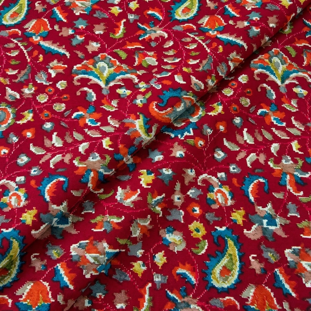 Paisley Rayon Fabric