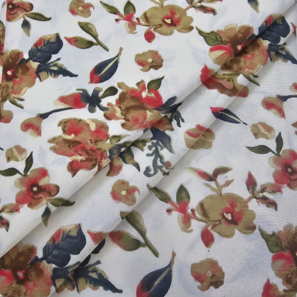 Floral Rayon Fabric