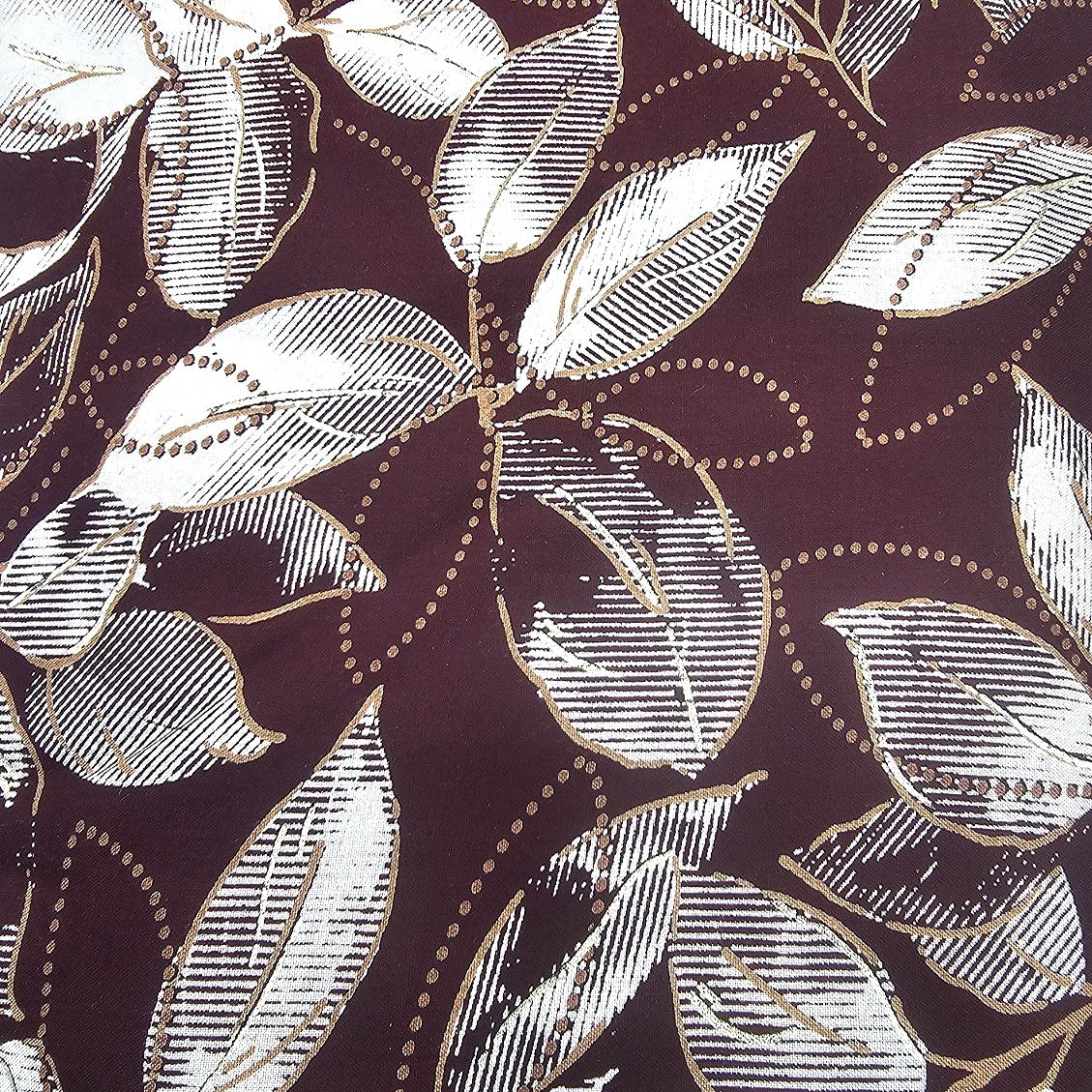 Leaf Rayon Fabric