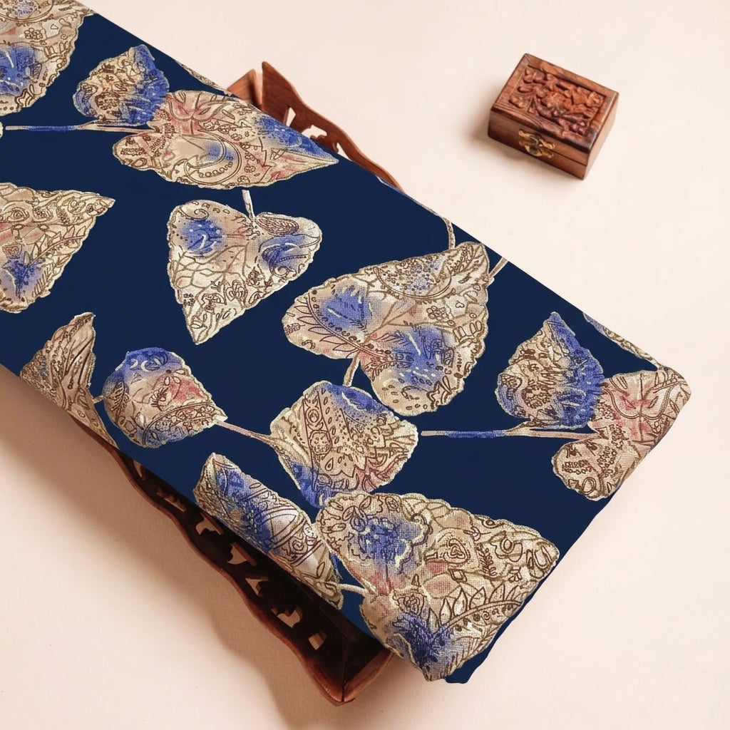 Leaf Rayon Fabric