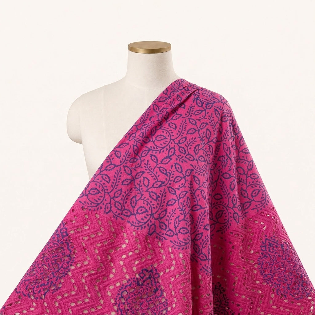 Cutwork Cotton Fabric