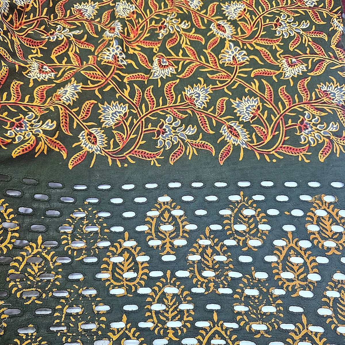 Cutwork Cotton Fabric
