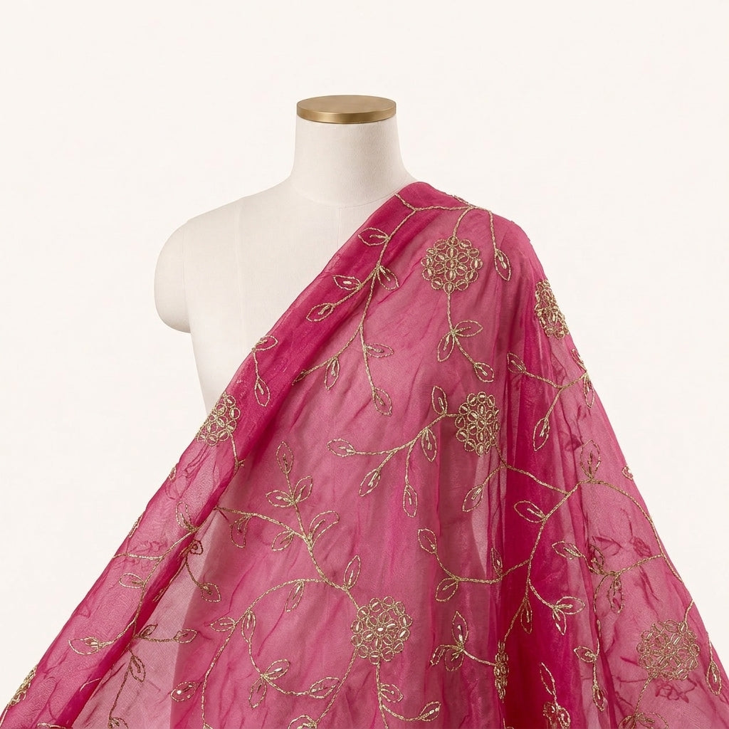Embroidery Organza Fabric