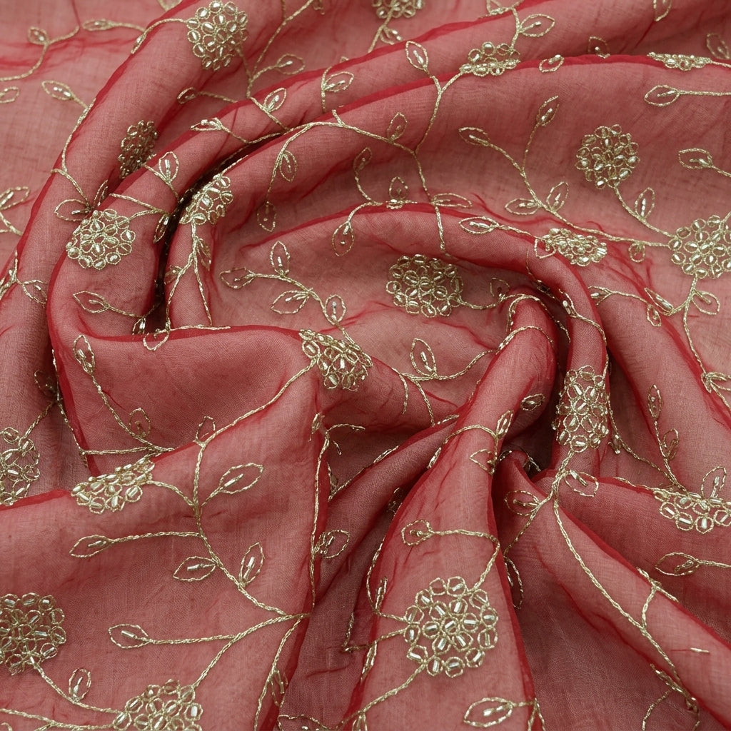 Embroidery Organza Fabric