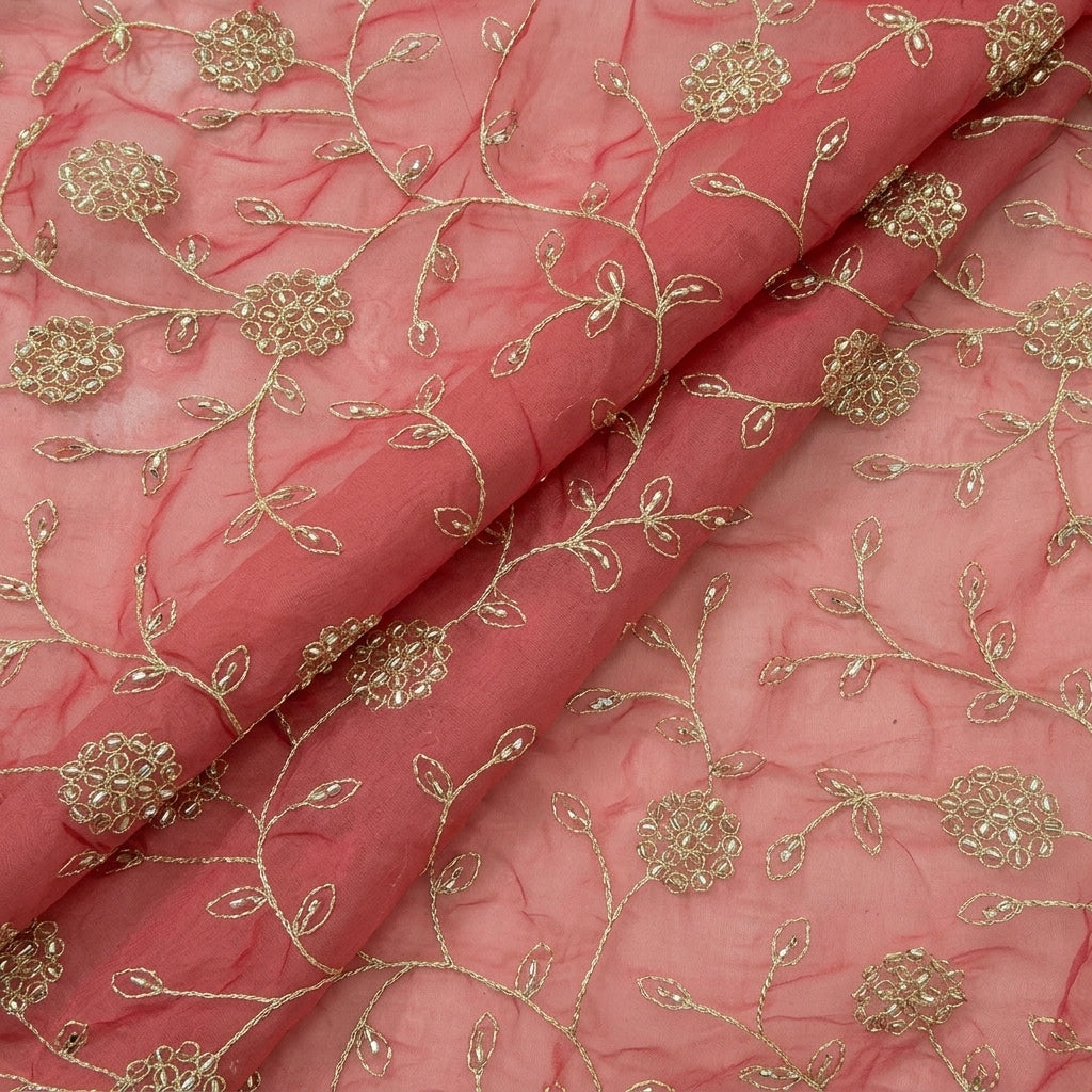 Embroidery Organza Fabric