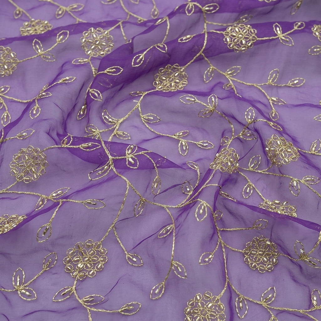 Embroidery Organza Fabric