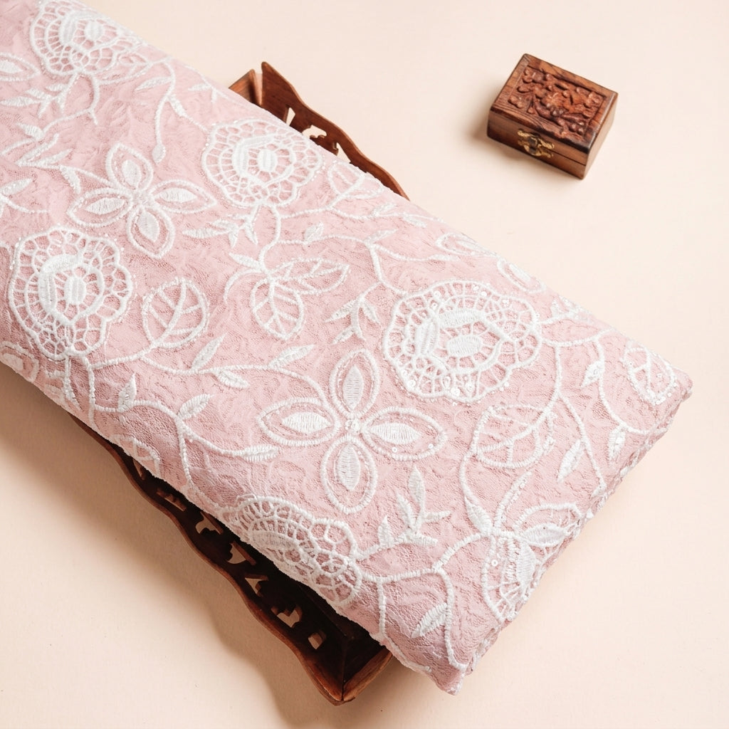 Embroidery Georgette Fabric