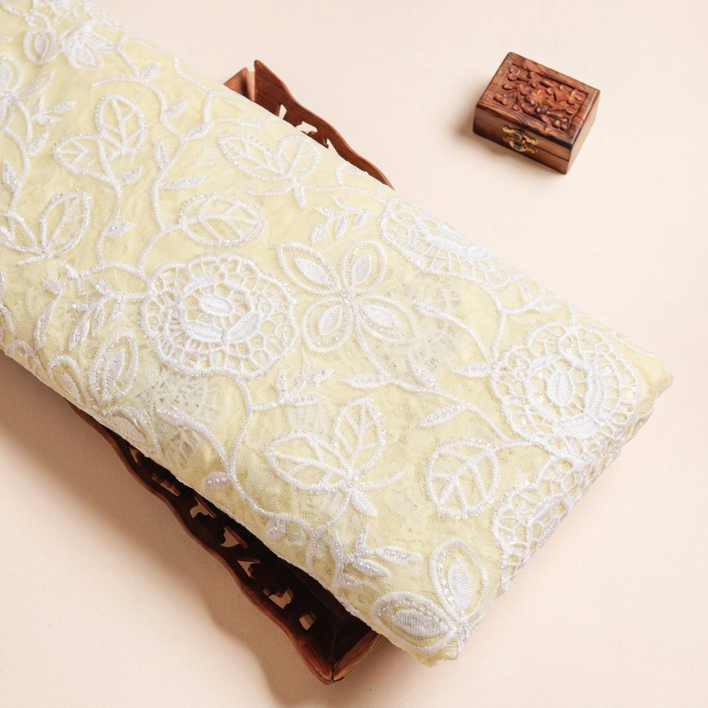 Embroidery Georgette Fabric
