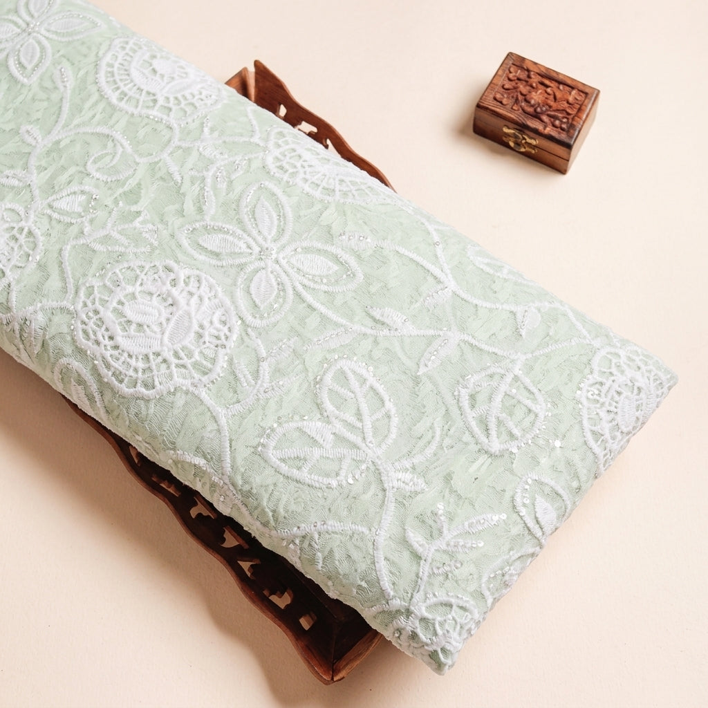 Embroidery Georgette Fabric