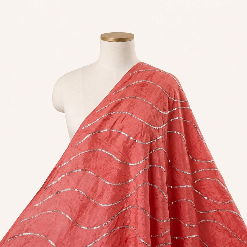Two Toned Crepe Fabric
