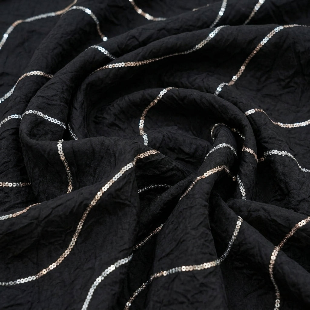 Two Toned Crepe Fabric