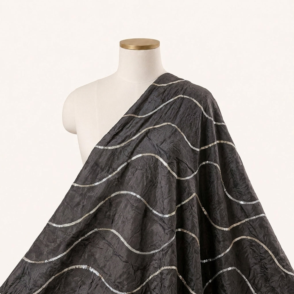 Two Toned Crepe Fabric