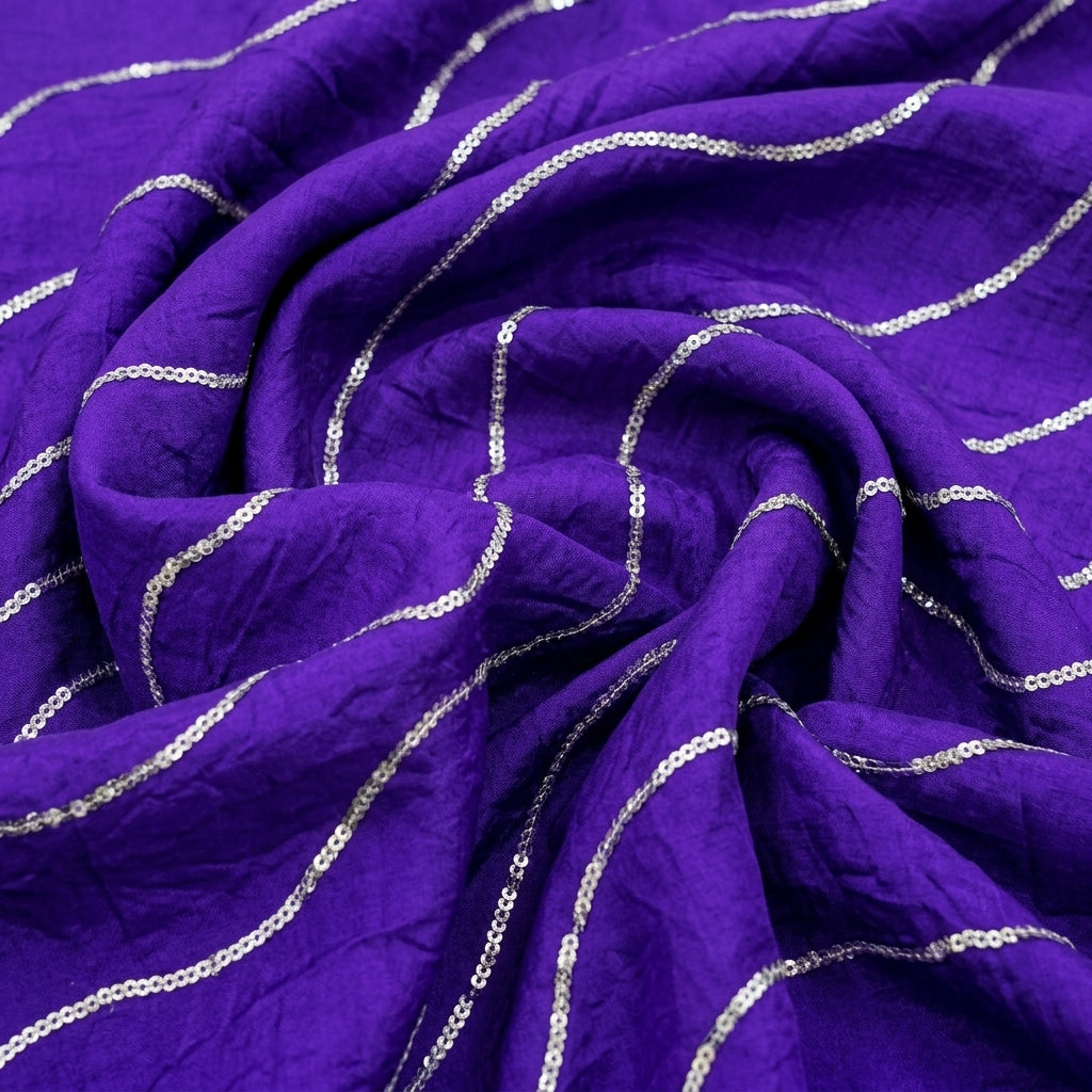 Two Toned Crepe Fabric