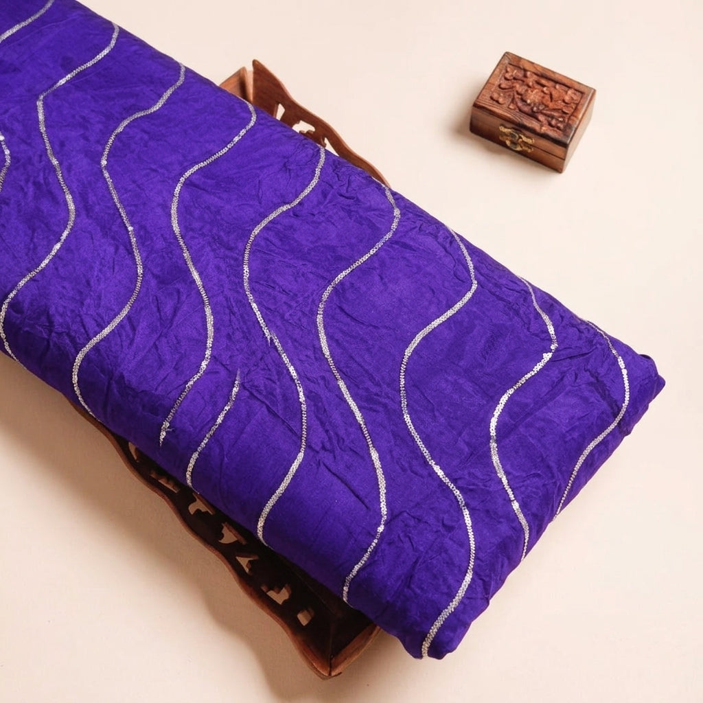 Two Toned Crepe Fabric