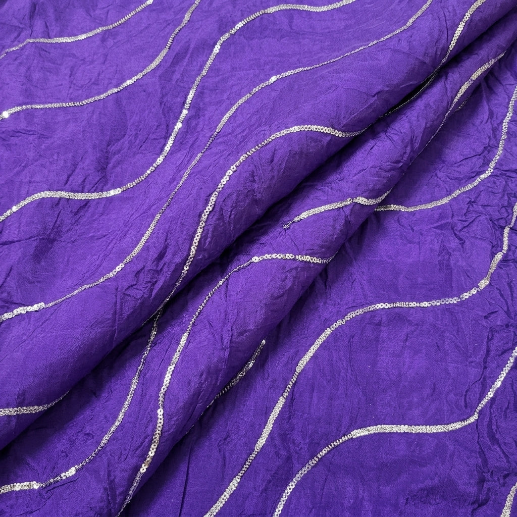 Two Toned Crepe Fabric