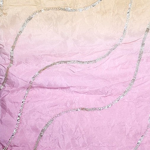 Two Toned Crepe Fabric