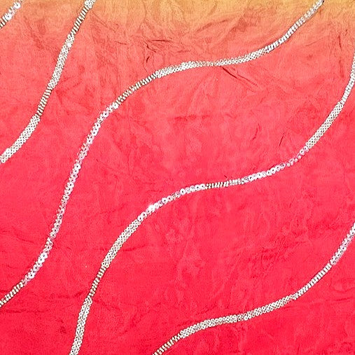 Two Toned Crepe Fabric