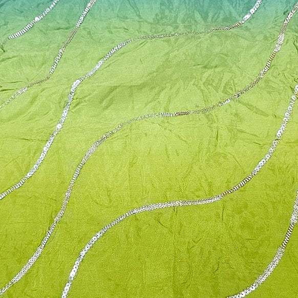Two Toned Crepe Fabric