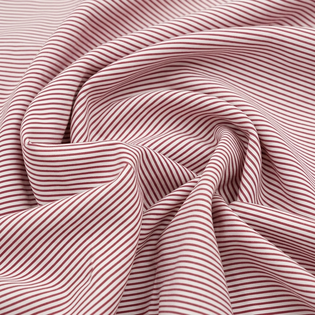 Swirled Stripes Pink Stripes Cotton Fabric