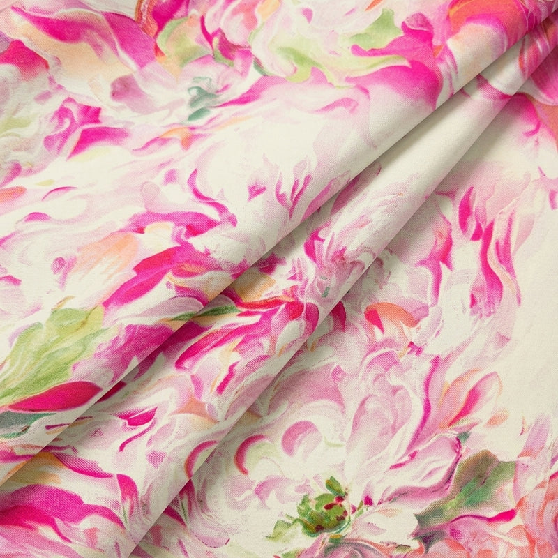 Floral Crepe Fabric - EC16998 - EC16998 - Folds