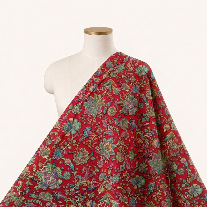Floral Crepe Fabric - EC17002 - Saree Drape