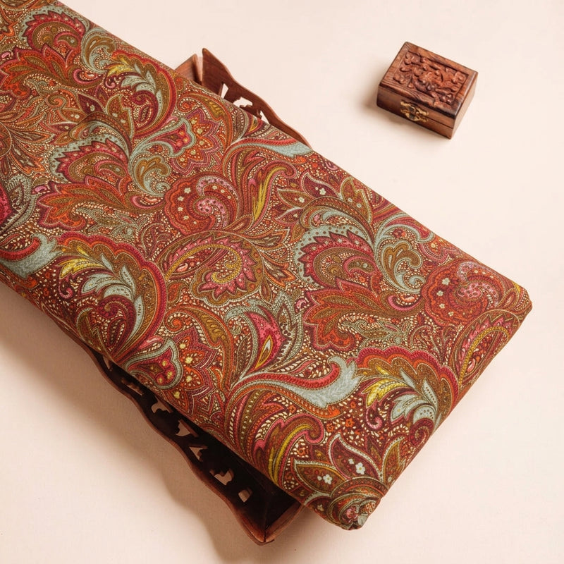 Paisley Crepe Fabric - EC17016 - Tray