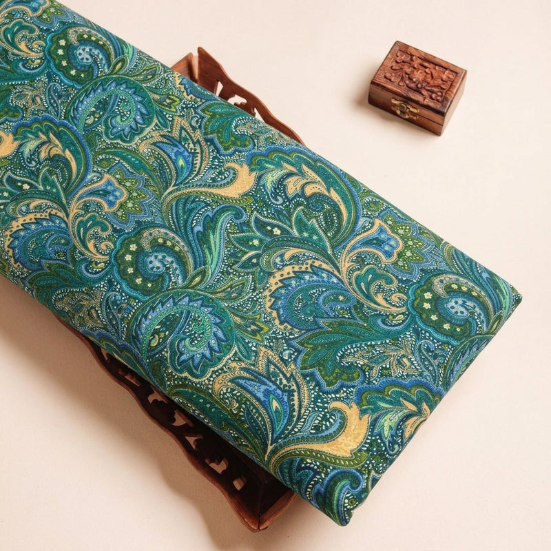 Paisley Crepe Fabric - EC17019 - Tray