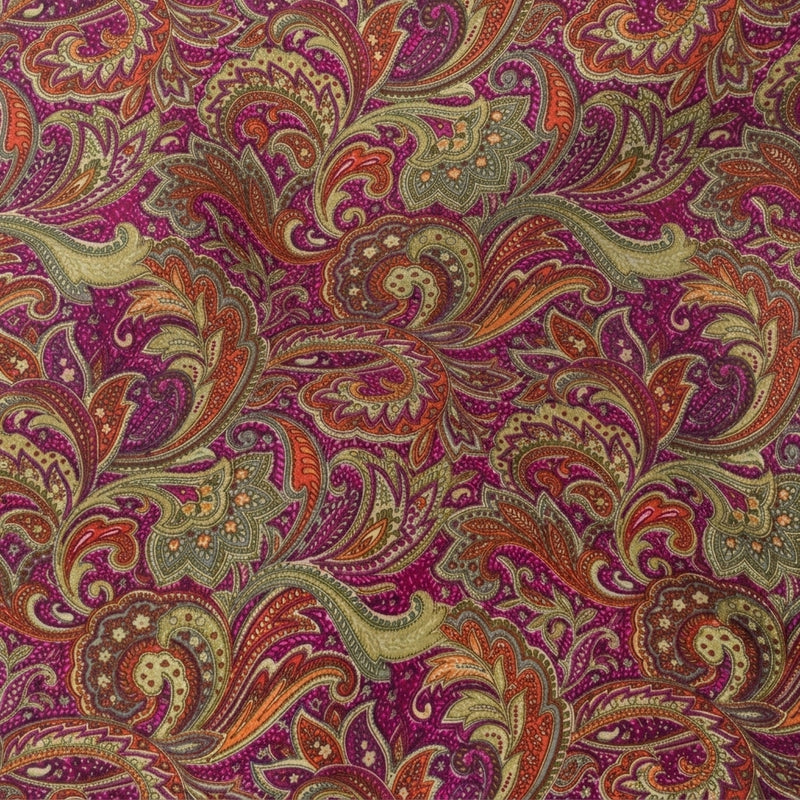 Paisley Crepe Fabric - EC17026 - Swirl