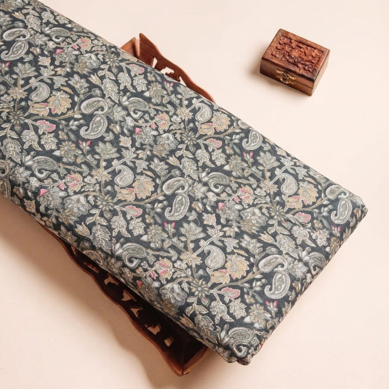 Paisley Crepe Fabric - EC17030 - Tray