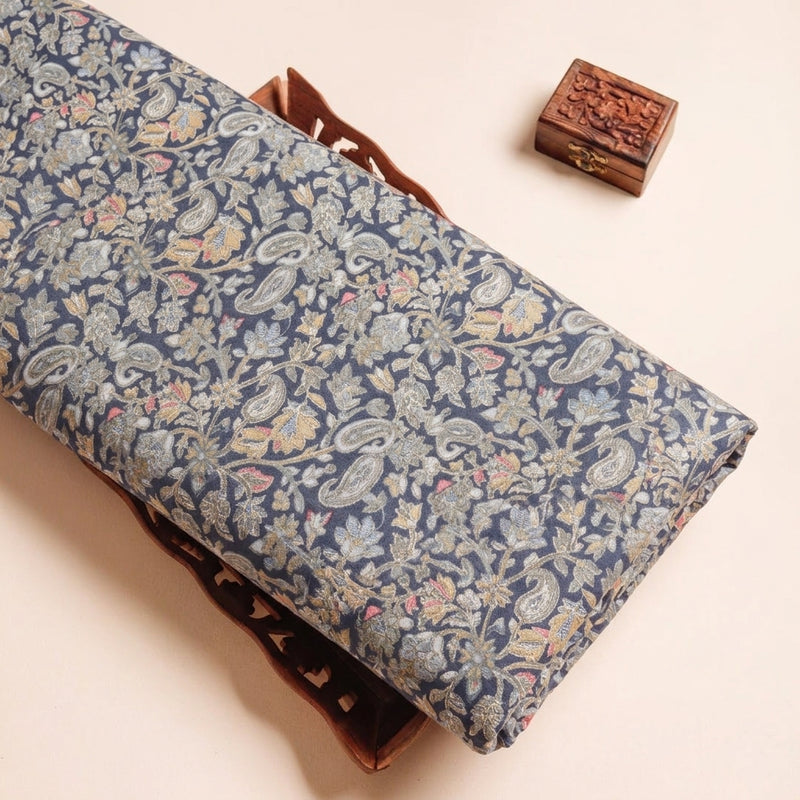 Paisley Crepe Fabric - EC17034 - Tray