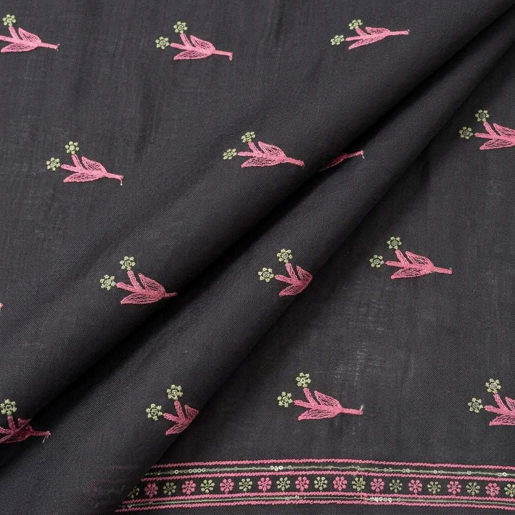 Embroidery Linen Fabric