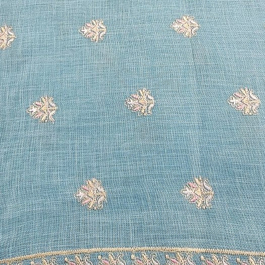 Embroidery Linen Fabric - EC17103 - Flat fabric