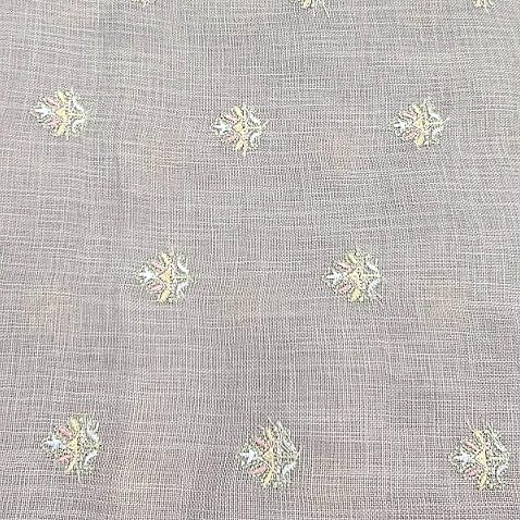 Embroidery Linen Fabric - EC17108 - Flat fabric